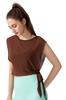 MORGEN SKY Layered Yoga Sheer Mesh Tank Yoga Side Slit Solid YB377 Women's Top, Top, Shirt, Sportswear, Fitness, Sleeveless, Ribbon, Quick-Drying,