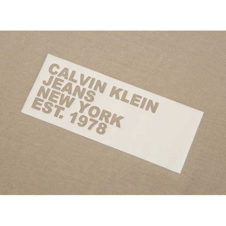 Calvin Klein Casual Minimalist Hollow Letter Comfortable Stretch Long Sleeve T-Shirt Men Tops J324497-PED