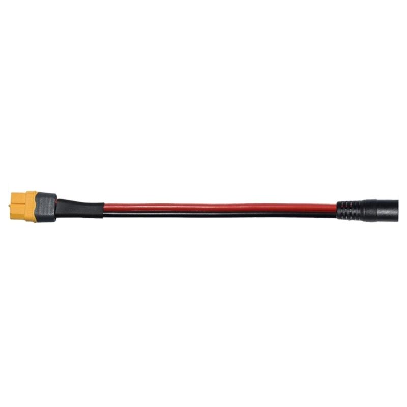 XT60 To DC5.5mmx2.1mm Male Female Power Cord for FPV Monitors and Model Toys Up To 180W