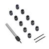 Spot Weld Cutter Set Rotary 2 Sided HSS Power Drill Bits Hole Remover for Welding 3/8in