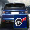 Details zu   NEUES SVR Metall-Emblem Abzeichen Sport Supercharged Kofferraumaufkleber Passend für Land Range Rover
