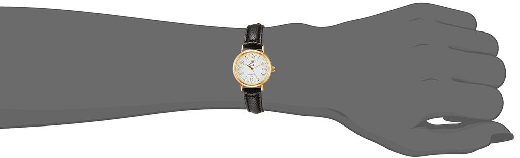 ALIAS F3 Solar Analog Waterproof Watch with Leather Strap FP011BK1S Women's Black