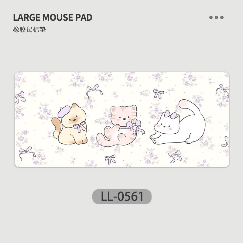 Pink Cute Animal Mouse Pad Large HighValue Office Computer Desktop Pad Notebook Keyboard Pad New Style