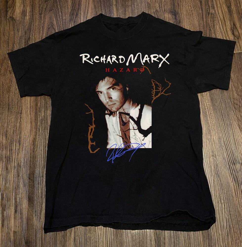 Richard Marx – Hazard Album Signature Unisex  All Size CG23263 Unisex T-Shirt S