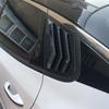 For Kia Optima K5 Sedan 2016 2017 2018  ABS Plastic Rear Window Quarter Louver Cover Side Vent Trim Car Adhesive Accessories