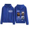 Band Morat Yem World Tour Merch  Print Zipper Hoodie Men Women Fashion Sweatshirts Winter Loose Casual Hip-hop Zip Up Jacket