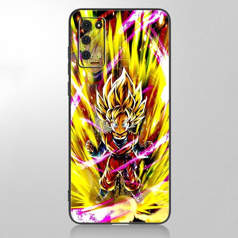 Japan Anime kid goku Skal För Samsung Galaxy A12 A02S A22 A32 A52 A72 A71 A51 A41 A31 A21 A11 A50 A70 A10S A20S Svart Mjukt Skydd