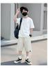Boys' Summer Casual Korean-Style Shorts - Mid-Length Trendy Capri Pants
