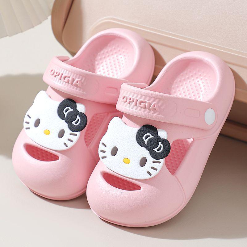 Summer Cartoon Cute Girls' Slippers, Non-Slip Soft Sole for Indoor/Bath Use