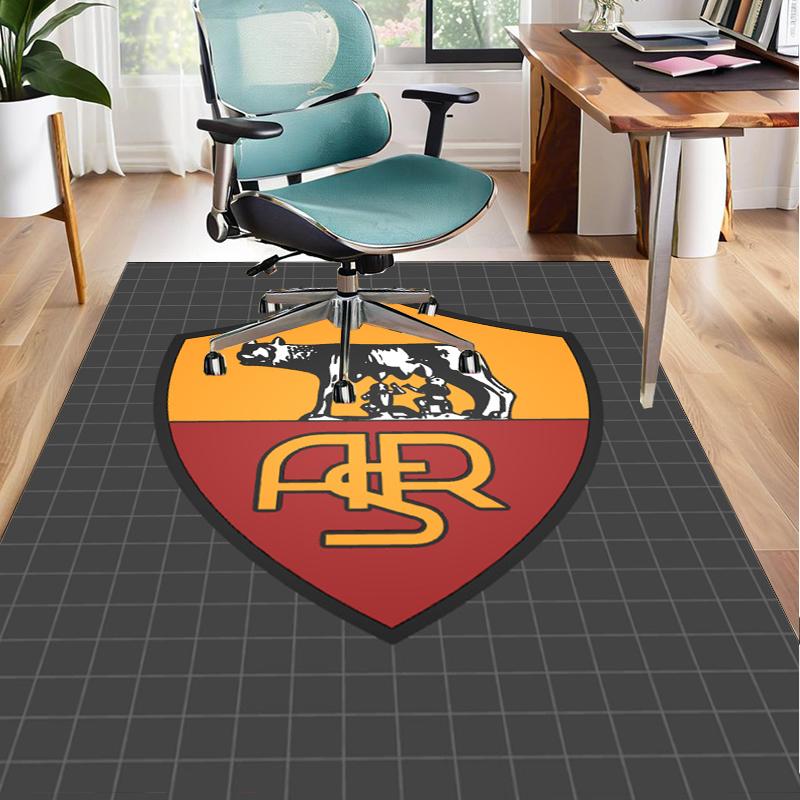 Fußballverein Emblem Büro Teppich Stuhlmatte, Spiel Teppich, Geeignet für Eingangsbereich, Schlafzimmer, Wohnzimmer, Schreibtisch, Weihnachtsgeschenk