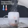 350ml Double Layer Glass Cup with Dry Flower Decoration and Exquisite Drinking Coffee Insulated Drinkware Kitchen Supply