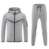 Quick-Dry Sportswear Set Men Women - Hooded Zip-Up Tracksuit With Long Sleeves Lightweight Fitness Outfit Running Gym