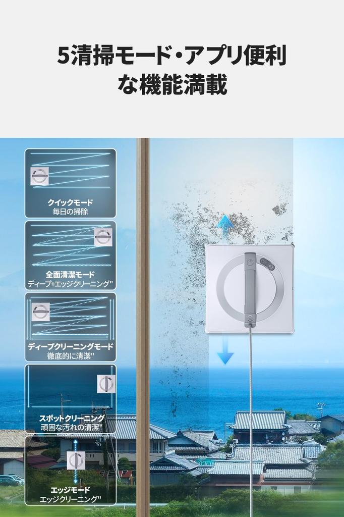 Let a Robot Do the Window Cleaning for ECOVACS WINBOT W2 Window Cleaning Window Cleaning Drop Glass Spray Intelligent Powerful Wet Warranty You!