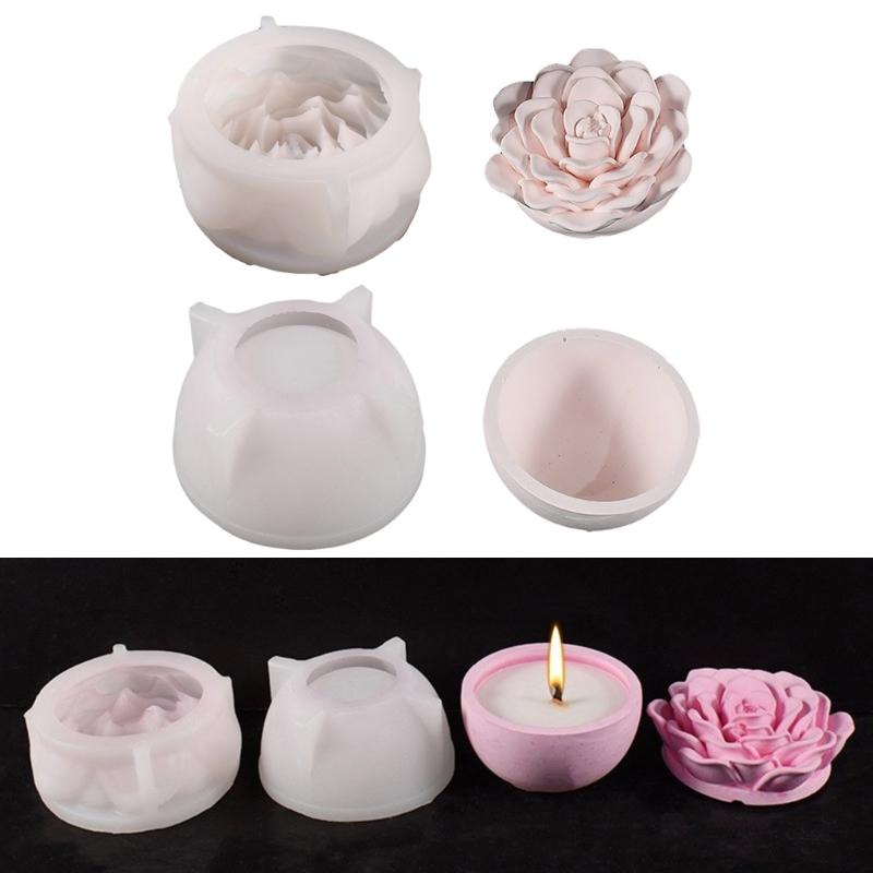Large Flower Sturdy Silicone Resin Mold for Epoxy Castes Jewelry Dishes Tray Making Creative Craft Supplies Projects