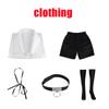 Anime Chainsaw Man Reze Cosplay Costume Shirt Shorts Uniforme Bomb Halloween Carnival Clothes