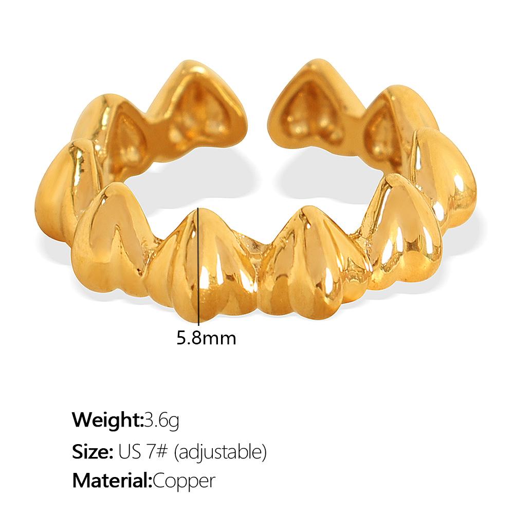 

Европейское и американское ретро геометрическое неправильное кольцо - Женская трендовая легкая роскошь