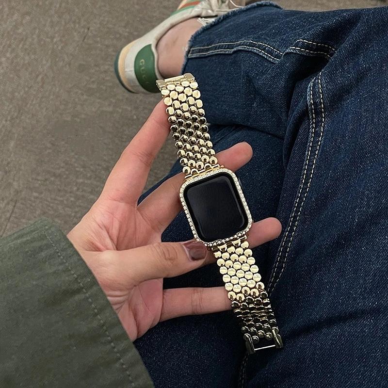 Stainless Steel Strap For Apple Watch 10 9 8 7 42mm 46 41mm 45 Ultra 2 49mm 40 44 Band For IWatch 6 5 4 SE 38mm Bracelet
