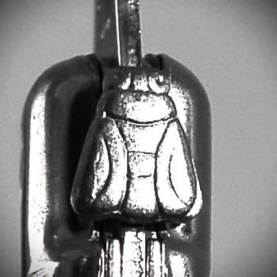 Laguiole ABS Handle Teaspoon, Made in France, NERON (Blonde Marble) [Official Import]