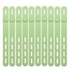 JCD 10pcs Silicone Cable Ties Assorted Color Reusable Heavy Duty Cable Organizer Management for Fastening Cords and Wires