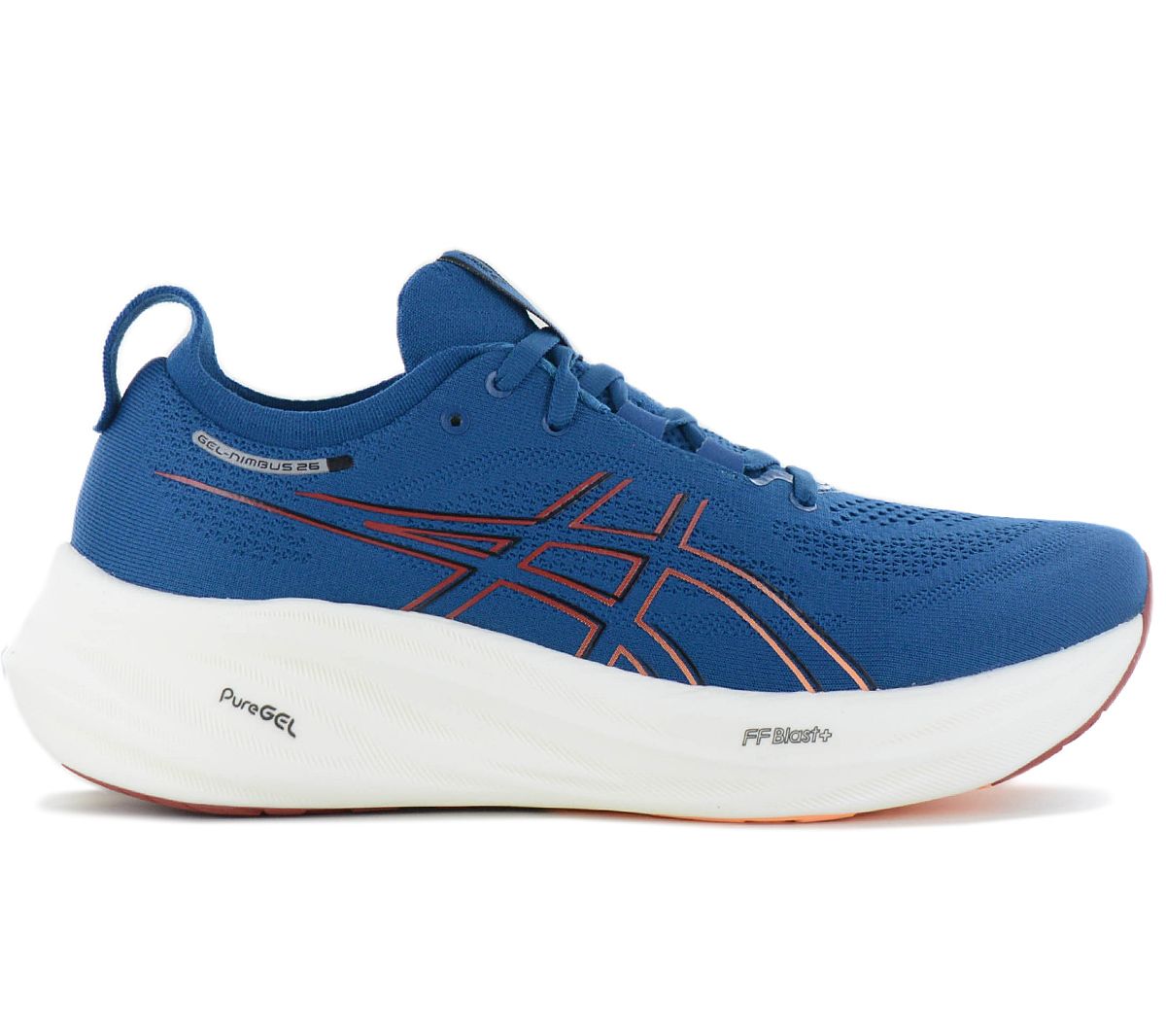 

ASICS Gel-Nimbus 26 - мужские кроссовки синие 1011B794-404 ОРИГИНАЛ EU 40 UK 6 синий