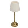 Cordless Table Lamp with Pleated Fabric Shade Aluminum Dimmable Rechargeable Bedside Night Light for Home Restaurant