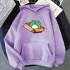 Angry Frog Hoodies Unisex Oversized Sweatshirts Women Cool Fashion Casual Streetwear Print Hooded Harajuku Hip Hop Female Tops