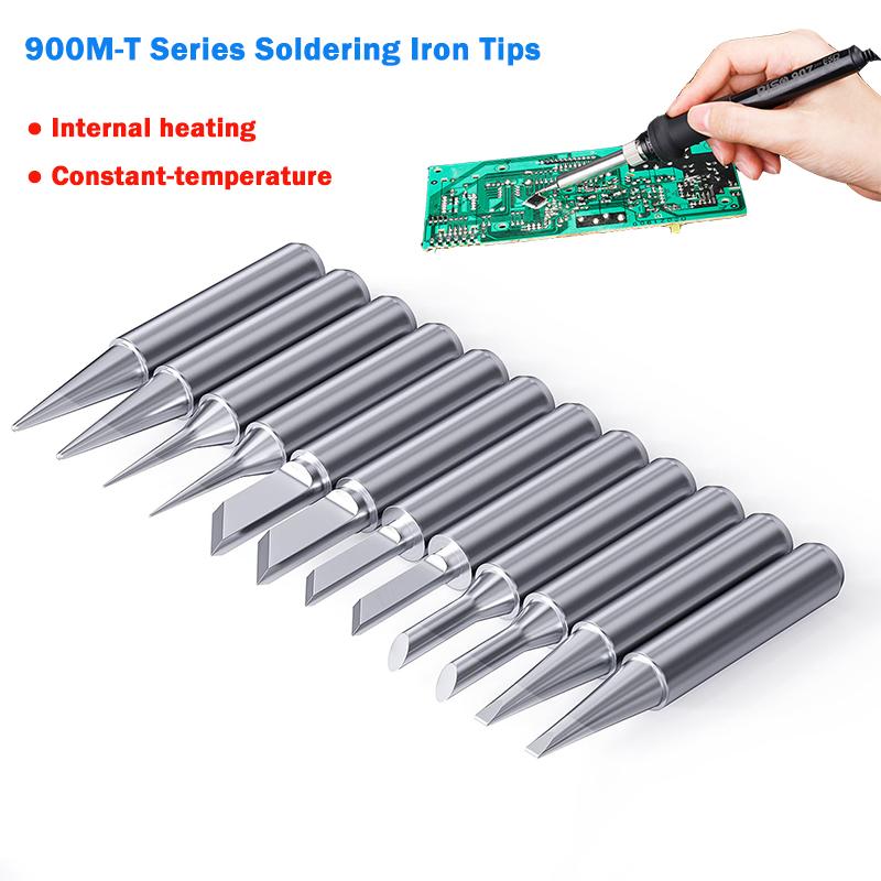 2/5/10PC 900M-T Series Soldering Iron Tips DIY Electric Soldering Iron Replacement Tip Repair Welding Tools Constant Temperature