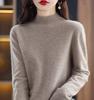 2026 Autumn/Winter Women's 100% Pure Wool Loose Knit Turtleneck Sweater Base Layer