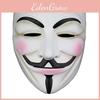 For V Vendetta White Copper V Monster Resin Mask Dance Party Halloween Carnival