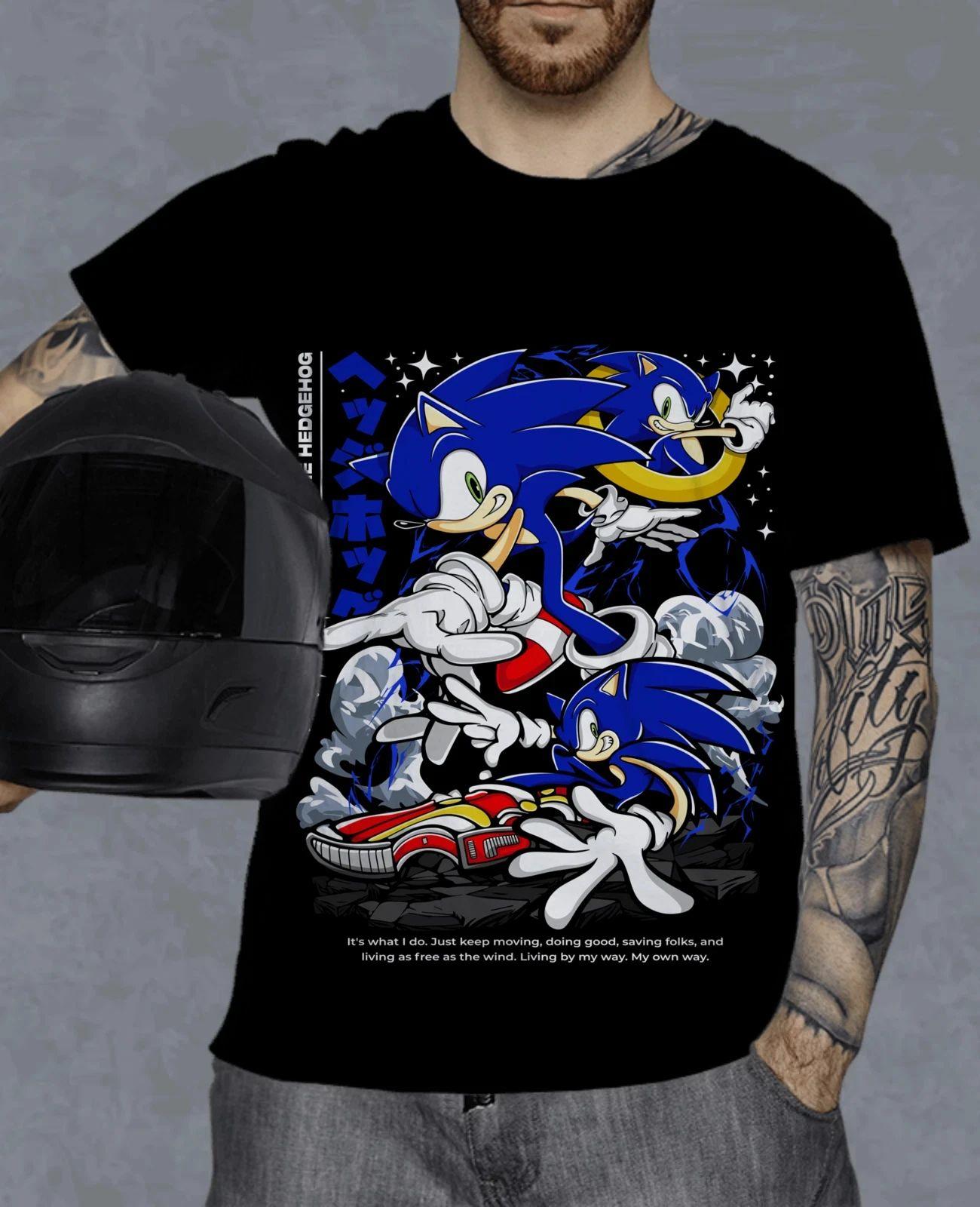 

Мода Y2K Топы Футболка Герои Футболка Герои Винтажная Футболка Shadow The Hedgehog Футболка Футболка Женская Мужская Футболка Принт Хлопок Топ Унисекс S разноцветный