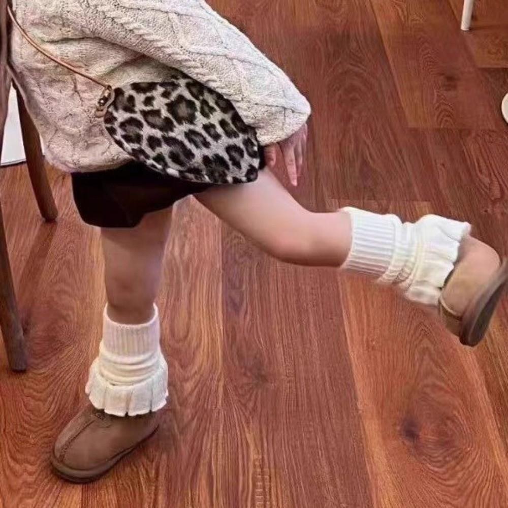 Knitted Leg Warmers Thickened Hosiery New Boot Covers  Autumn and Winter