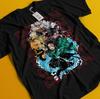 Demon Slayer Shirt Nezuko Tshirt Tanjiro T-Shirt Muzan Doma Tee Inosuke Zenitsu