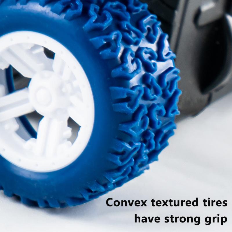 1 Piece Gift For Boys Girls Collision Deformation Can Launch Tank Simulation Walking Six-Wheel Inertial Off-Road Vehicle Model