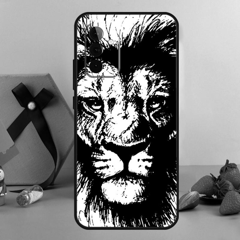 Ferocious Lion Case For Samsung Galaxy A13 A33 A53 A16 A17 A54 A34 A14 A15 A35 A55 A52 A12 A32 A26 A36 A56