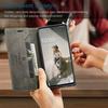 Lyxigt magnetiskt flip plånboksfodral i läder för Samsung Galaxy S23 S22 Utlra S20 Fe S10 S9 S8 Plus Note 10 20 A14 A24