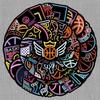50 Neon Basketball Graffiti Stickers: Personalized Sports Decor for Phone Cases, Computers, and Luggage