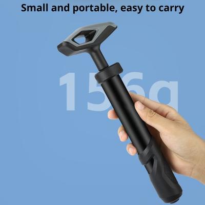 Ball Pump Sports Ball Pump with Needles Nozzle Extension Hose Hand Air Pump Kit for Exercise Balls Volleyball Basketball Rugby Balloon