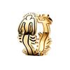 S925 silver new silver bow ring pink color black fashionable niche high-end women's jewelry
