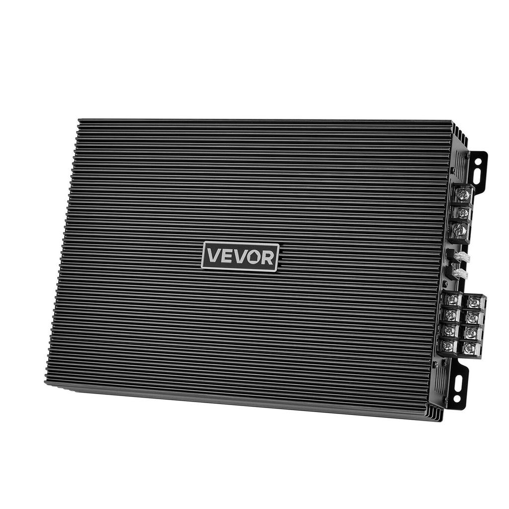 Car Audio Amplifier, 4-Channel Bridgeable Car Amplifier, Multichannel Class AB Stereo Amp, Max. 4 x 200W at 4 Ohms / 4 x 400W at 2 Ohms, High Output,