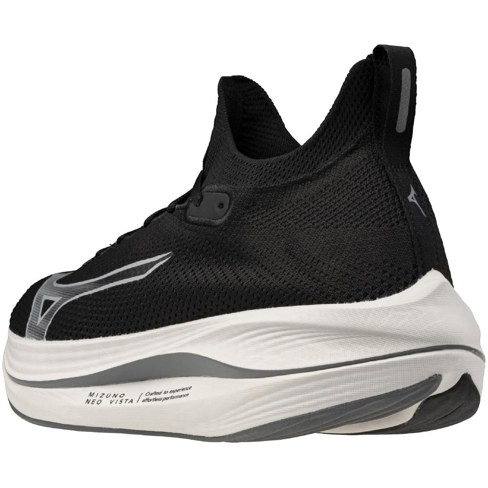 Mizuno NEO VISTA Running Thick Black X Dark Gray X Light 2E Shoes, Jogging, Marathon, Training, Sports, Lightweight, Resilient, Sole, Gray, 28.5 Cm,