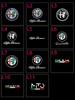 Car Stickers For Alfa Romeo 2X For Alfa Romeo Giulia 952 159 166 GT Giulietta Tonale Mito Stelvio 949 Spider LED Car Welcome Log