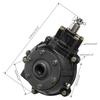 DIY ATV Go Kart 4WD Rear Drive Shaft CV Axle Gear Box Assembly Wheel Hub Rotors