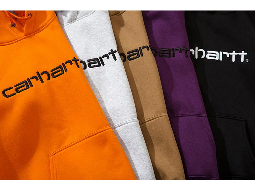 Carhartt Europe Kaha Classic Bestickter Lockerer Unisex Fleece Hoodie