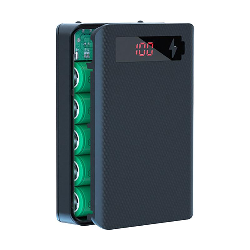 Încărcător Telefon Mobil Carcasă Detașabilă DIY Baterie 5*18650 Carcasă Baterie Externă 10W Dual USB Suport Cutie Depozitare Baterii