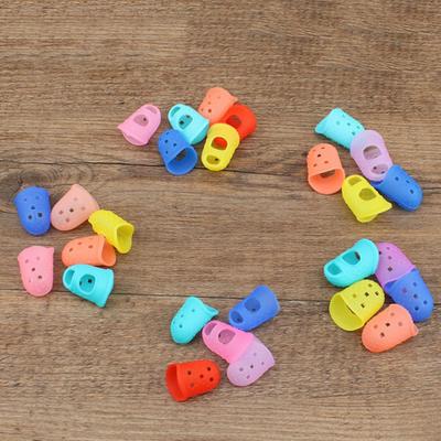 5 Stücke Fingertip Atmungsaktive Elastische Silikon Starke Konstruktion Finger Abdeckung für Kinder