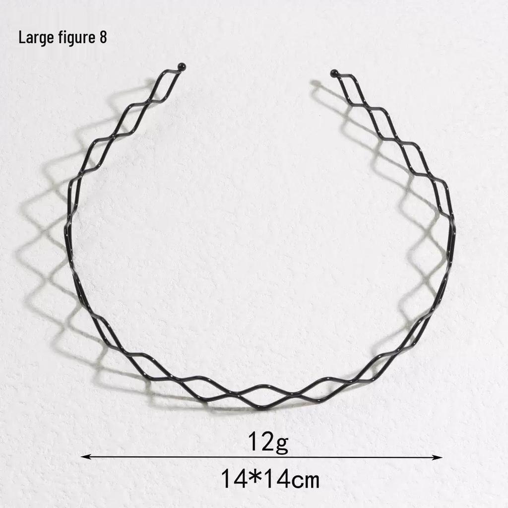 Men's and Women's Versatile Steel Wire Headband: Trendy, Invisible, and Perfect for Sports, Slicked Back Hair, or Organizing Stray Hair.