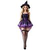 Halloween Purple Witch Costume Sexy Vampire Dress Nightclub Party Cosplay