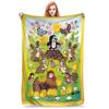 Die kleine Maulwurf Decke Super Weiche Grafische Plüschdecke für Mädchen Jungen Wohnkultur Flanell Tagesdecke Bettbezug