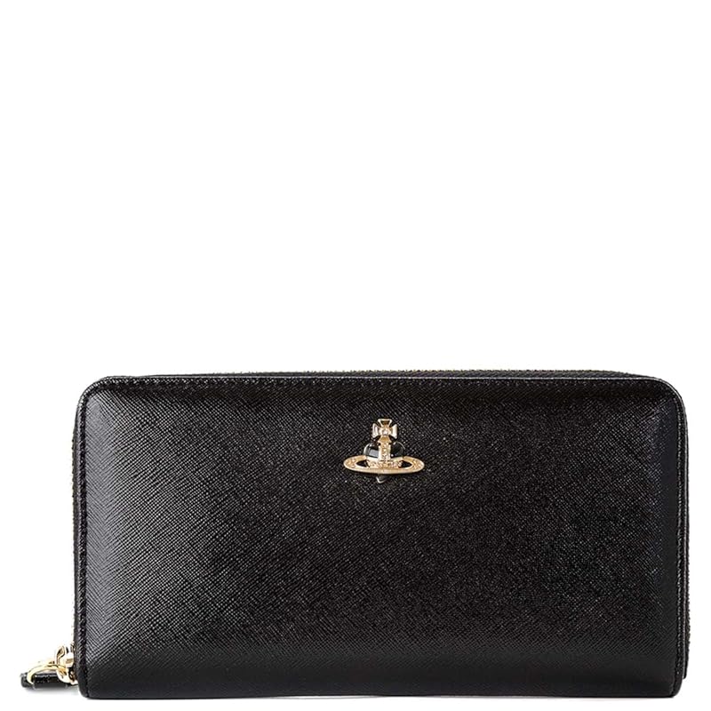 

[Vivienne Westwood] довгий гаманець 51050023 L0040 DIAMANTE CLASSIC ZIP WALLET жіночий N401 BLACK чорний [продукт]