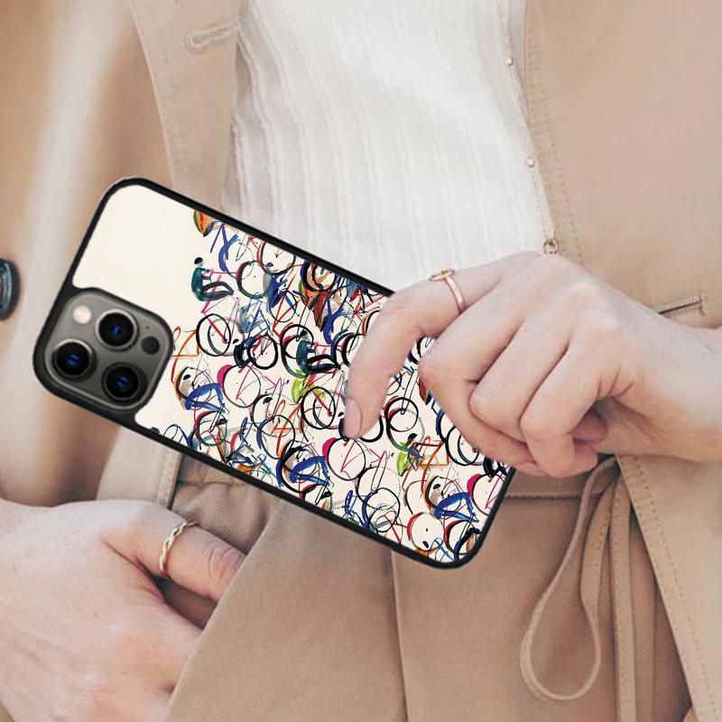 Mountain Bike Cycling art Magnetic Phone Case For APPLE iPhone 17 Air 16 14 13 12 Pro Max 15 Plus Wireless Charge MagSafe Cover